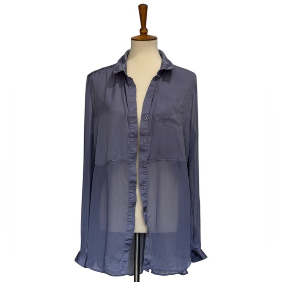 Free People Tops - Free People Long Sleeve Button Down Blouse Size Medium #70